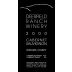 Deerfield Ranch Winery Cabernet Sauvignon 2000 Front Label
