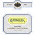 Rombauer Cabernet Sauvignon 2002 Front Label