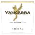 Yangarra Shiraz 2003 Front Label