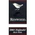 Renwood Old Vine Zinfandel 2003 Front Label