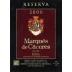 Marques de Caceres Rioja Reserva 2000 Front Label