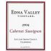 Edna Valley Vineyard Cabernet Sauvignon 2004 Front Label