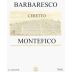 Ceretto Barbaresco Ceretto Montefico 1974 Front Label