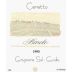 Ceretto Barolo Grignore 1990 Front Label