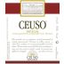 Ceuso Sicilia Rosso 2012 Front Label