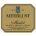 Meerlust Merlot 2001 Front Label