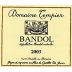 Domaine Tempier Bandol Rouge 2003 Front Label