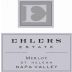Ehlers Estate Merlot 2014 Front Label