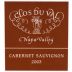 Clos du Val Napa Valley Cabernet Sauvignon 2003 Front Label