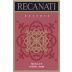 Recanati Reserve Merlot (OU Kosher) 2000 Front Label