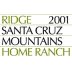 Ridge Home Ranch 2001 Front Label