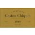 Gaston Chiquet Millesime Brut Premier Cru 1999 Front Label