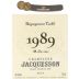 Jacquesson Degorgement Tardif Brut Millesime 1989 Front Label