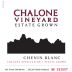 Chalone Estate Chenin Blanc 2009 Front Label