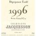 Jacquesson Degorgement Tardif Avize Brut Grand Cru 1996 Front Label