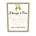 Menage a Trois White Blend 2005 Front Label