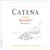 Catena Malbec 2004 Front Label