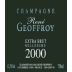 Geoffroy Extra Brut Millesime 2000 Front Label