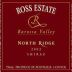 Ross Estate North Ridge Shiraz 2002 Front Label