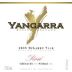 Yangarra Rose 2005 Front Label