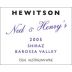 Hewitson Ned and Henry's Shiraz 2005 Front Label