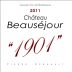 Chateau Beausejour Montagne Saint Emilion 1901 2011 Front Label