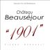 Chateau Beausejour Montagne Saint Emilion 1901 2015 Front Label