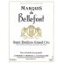 Chateau Bellefont Belcier Marquis de Bellefont 2010 Front Label