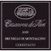 Casanova di Neri Brunello di Montalcino Cerretalto 2000 Front Label