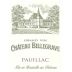Chateau Bellegrave 2012 Front Label