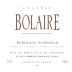 Chateau Bolaire 2008 Front Label