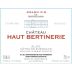 Chateau Bertinerie Blanc 2011 Front Label
