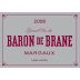 Chateau Brane-Cantenac Baron de Brane 2008 Front Label