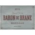 Chateau Brane-Cantenac Baron de Brane 2010 Front Label