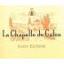 Chateau Calon-Segur La Chapelle de Calon 2012 Front Label
