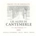 Chateau Cantemerle Les Allees de Cantemerle 2009 Front Label
