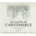 Chateau Cantemerle Les Allees de Cantemerle 2011 Front Label