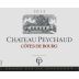 Chateau Peychaud Cotes de Bourg 2013 Front Label