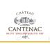 Chateau Cantenac Climat du Chateau Cantenac 2007 Front Label