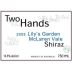 Two Hands Lily's Garden Shiraz 2005 Front Label