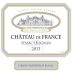 Chateau de France Blanc 2013 Front Label