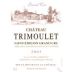 Chateau Trimoulet Saint-Emilion Grand Cru 2003 Front Label