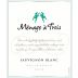 Menage a Trois Sauvignon Blanc 2015 Front Label