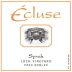 Ecluse Wines Lock Vineyard Syrah 2014 Front Label