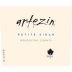 Artezin Petite Sirah 2011 Front Label
