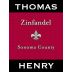 Thomas Henry Wines Zinfandel 2009 Front Label