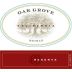 Oak Grove Family Reserve Shiraz 2010 Front Label