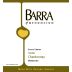 Barra of Mendocino Chardonnay 2010 Front Label