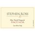 Stephen Ross Bien Nacido Vineyard Pinot Noir 2010 Front Label
