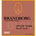 Brandborg Cellars Bench Lands Pinot Noir 2005 Front Label